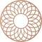 Ekena Millwork Cannes Wood Fretwork Pierced Ceiling Medallion, Cherry, 18"OD x 6 1/8"ID x 3/8"T CMWP18X18X0375CNCH - alternate 3